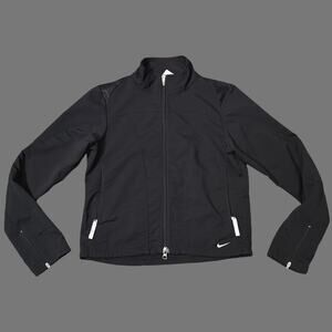 Nike Sphere Dry Y2K Womens XS Black Running Jacket Full Zip GUC